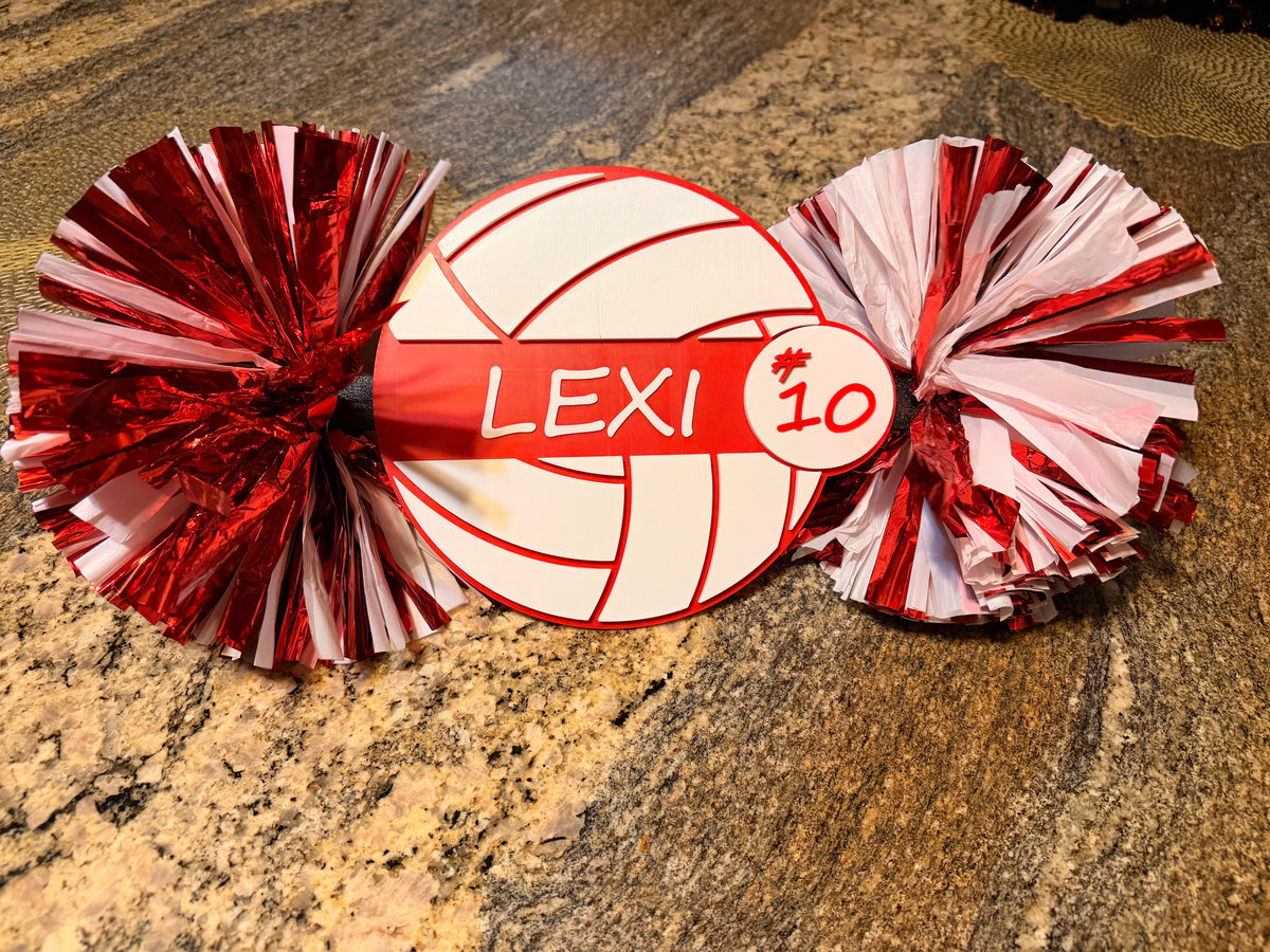 Cheer Sticks w/Cowbell option